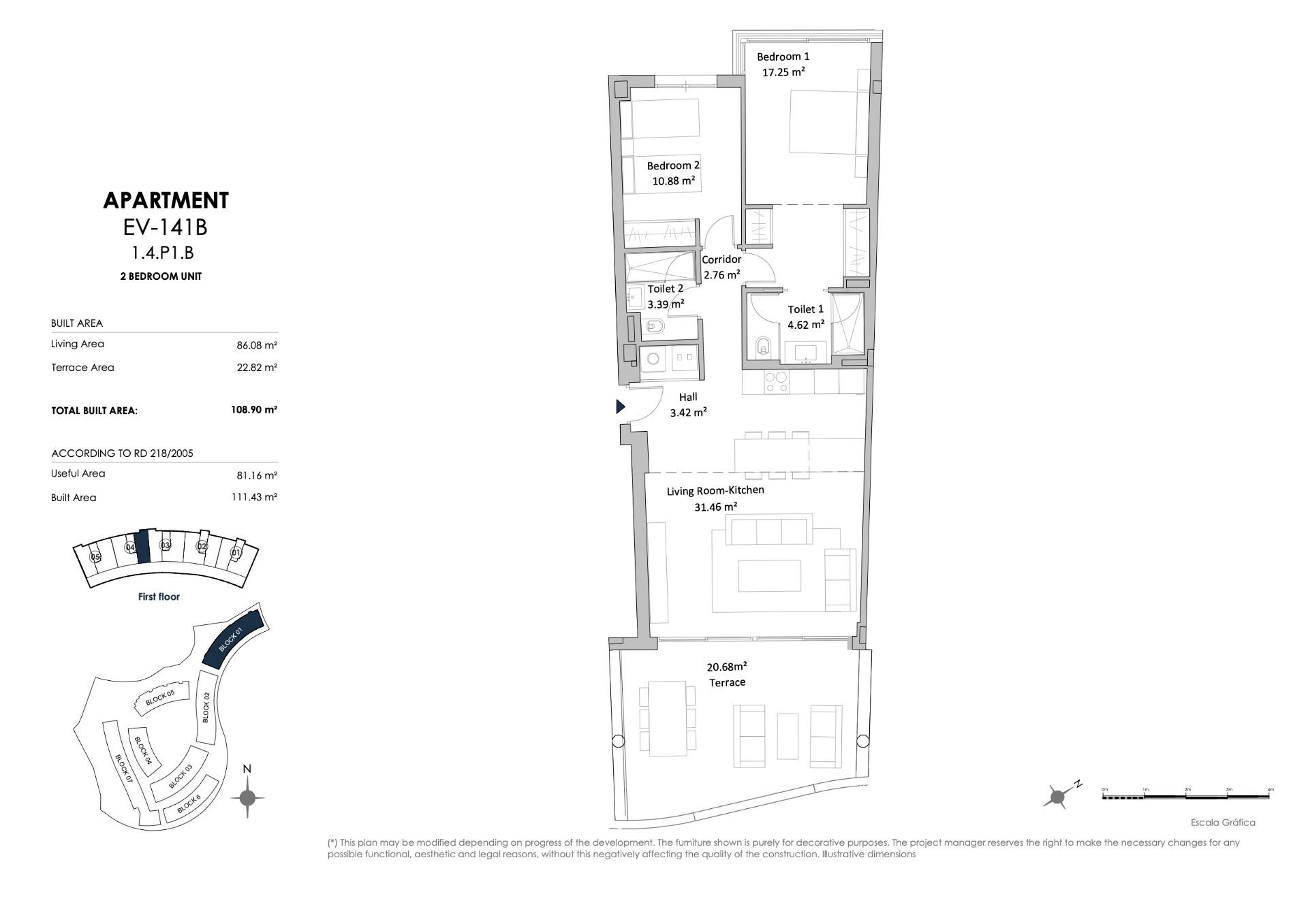 2 Bed, 2 Bath, ApartmentFor Sale, Fuengirola, Malaga