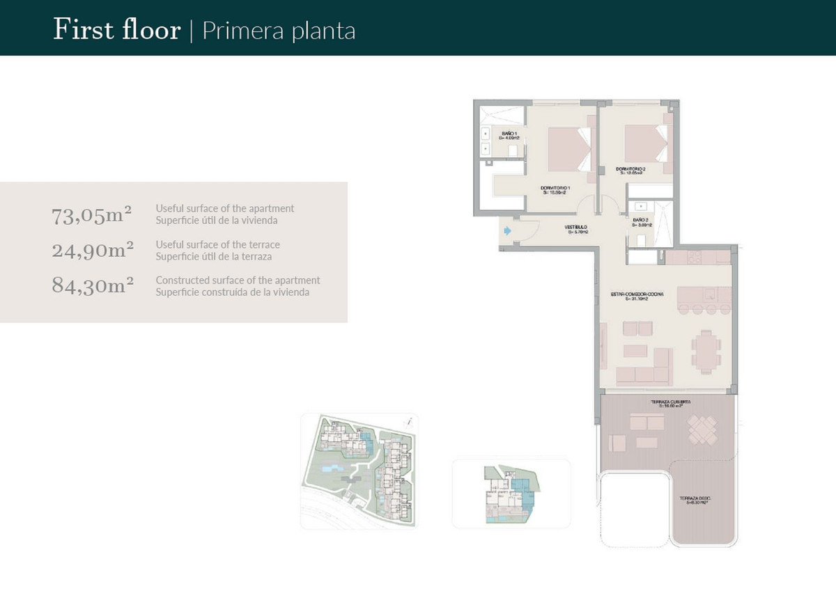 4 Bed, 3 Bath, ApartmentFor Sale, El Padron, Malaga