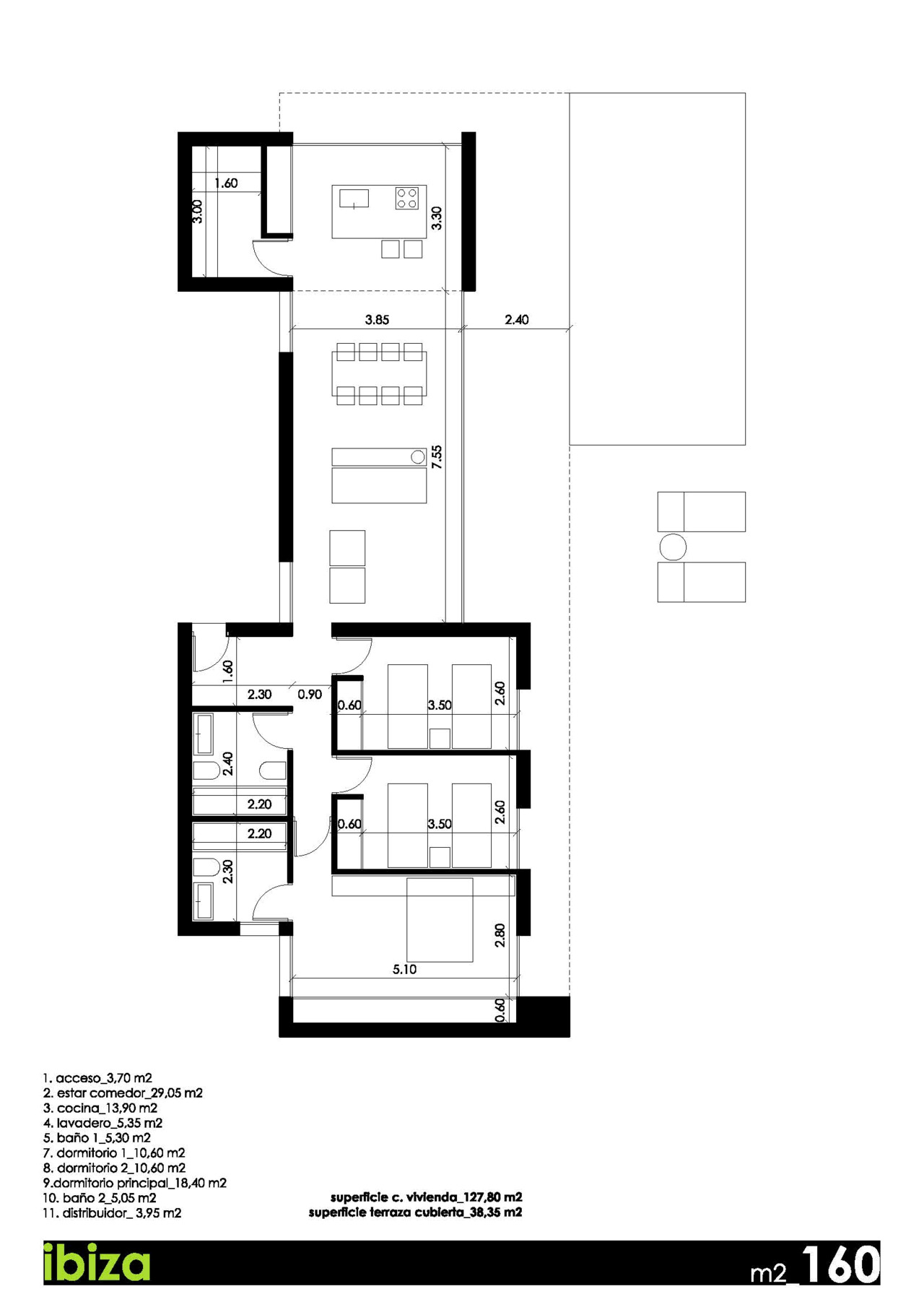 3 Bed, 2 Bath, HouseFor Sale, Pedreguer, Alicante