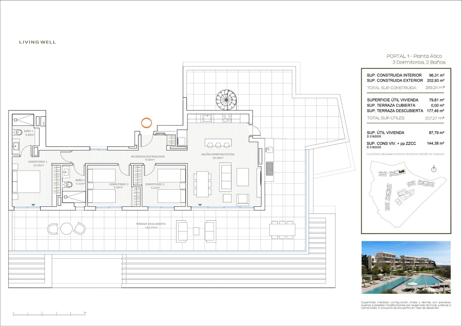3 Bed, 2 Bath, ApartmentFor Sale, Mijas, Malaga