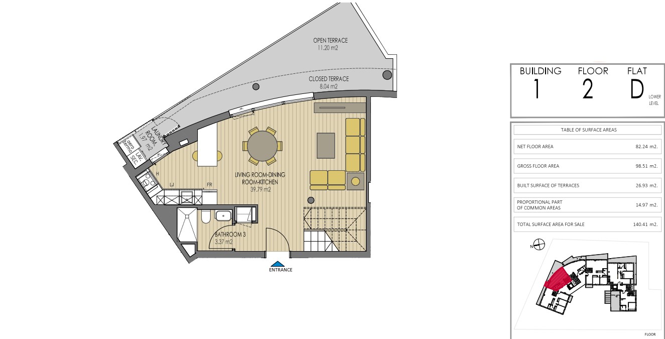 2 Bed, 3 Bath, ApartmentFor Sale, Javea, Alicante