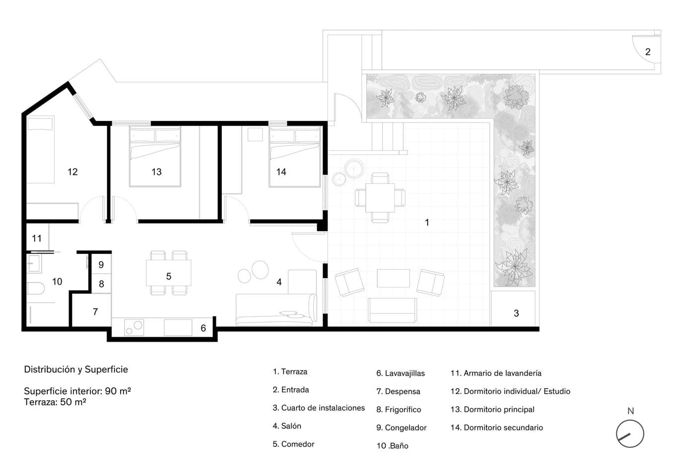 3 Bed, 1 Bath, ApartmentFor Sale, Palma de Mallorca, Baleares