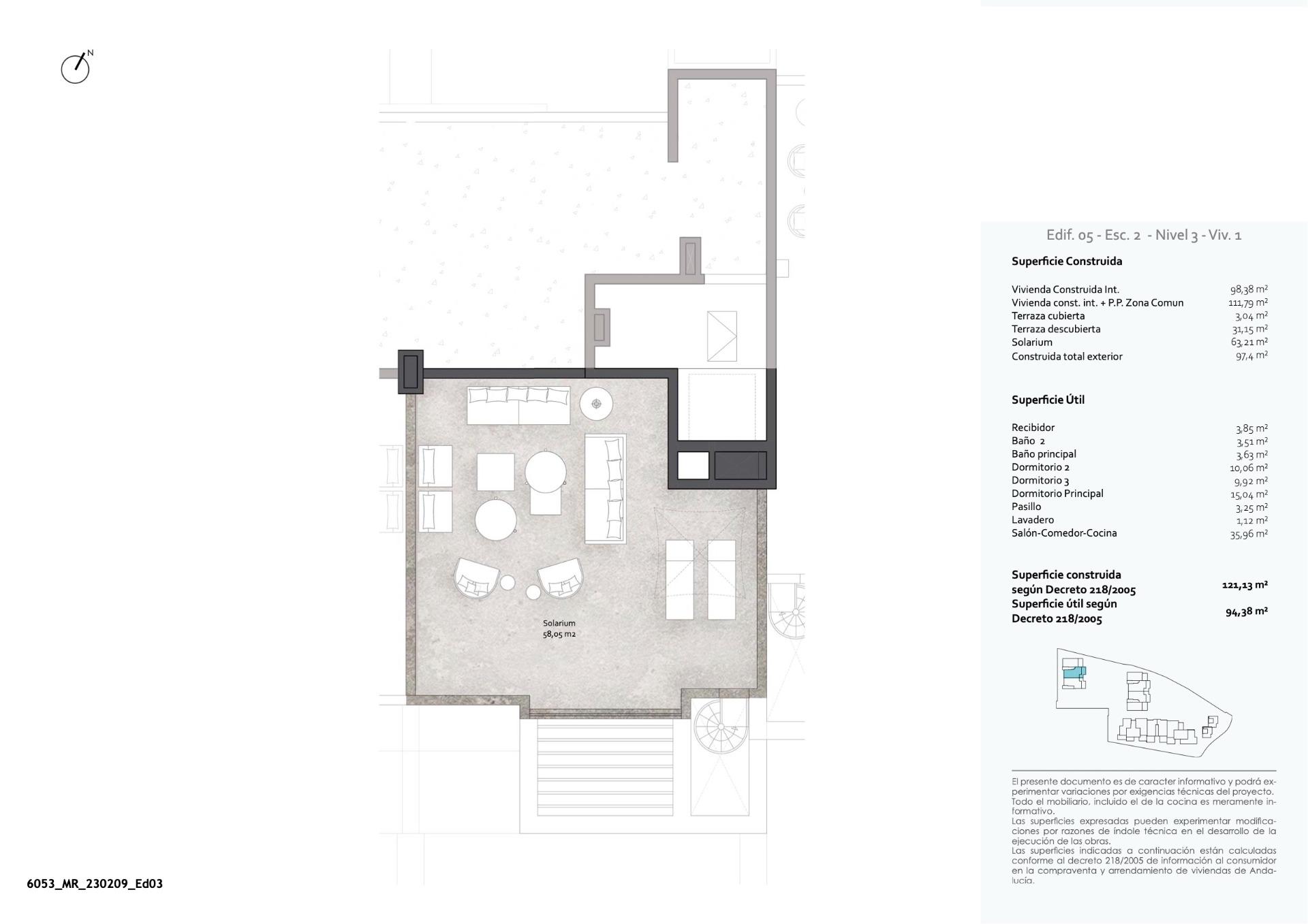 3 Bed, 2 Bath, ApartmentFor Sale, Benalmadena, Malaga