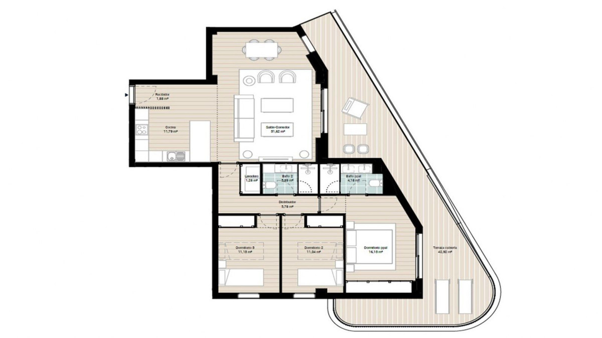 3 Bed, 2 Bath, ApartmentFor Sale, Marbella, Malaga