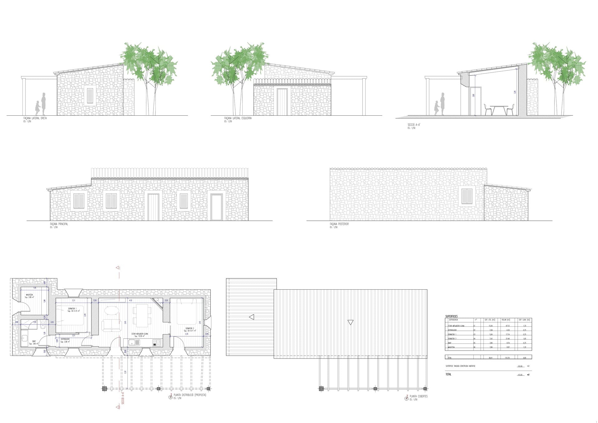 2 Bed, 1 Bath, HouseFor Sale, Buger, Baleares