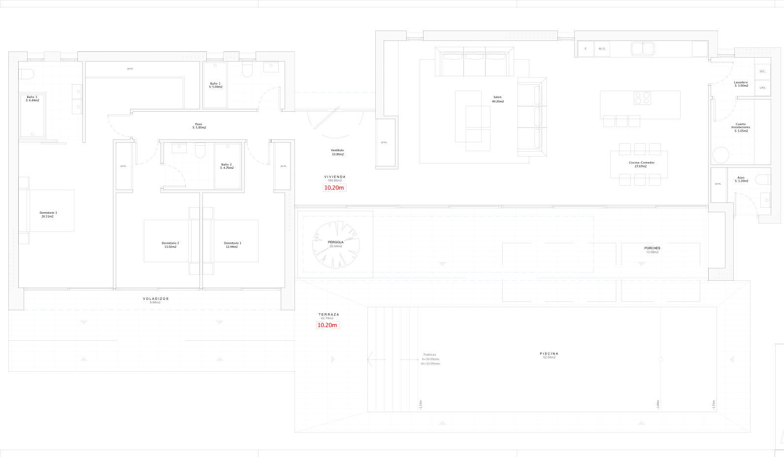 3 Bed, 4 Bath, HouseFor Sale, Calpe, Alicante