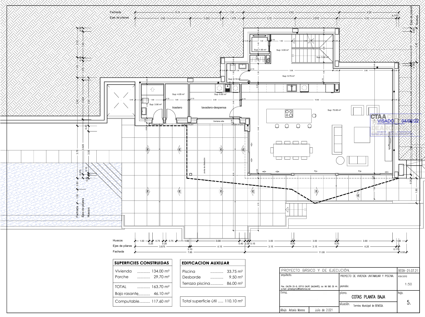 4 Bed, 5 Bath, HouseFor Sale, Benissa, Alicante