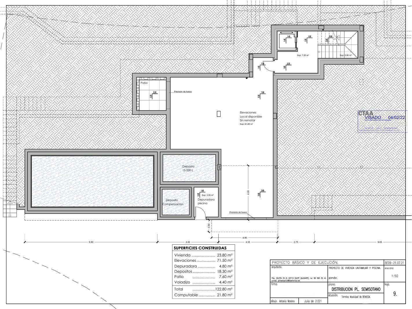 4 Bed, 5 Bath, HouseFor Sale, Benissa, Alicante