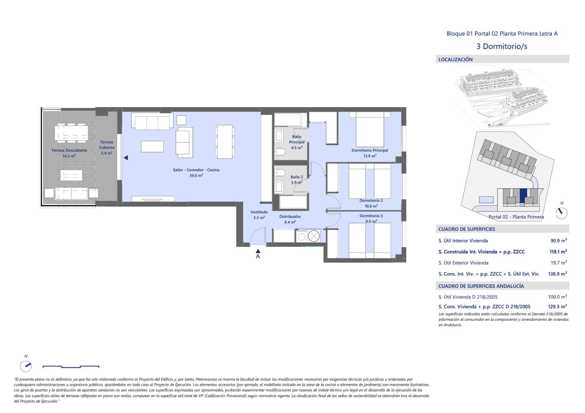 3 Bed, 2 Bath, ApartmentFor Sale, Mijas, Malaga