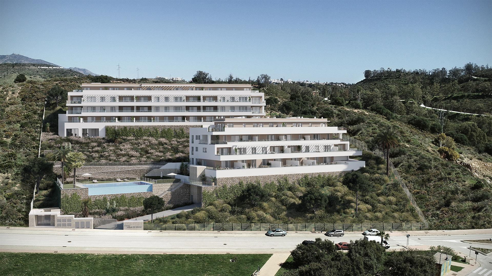 3 Bed, 2 Bath, ApartmentFor Sale, Mijas, Malaga