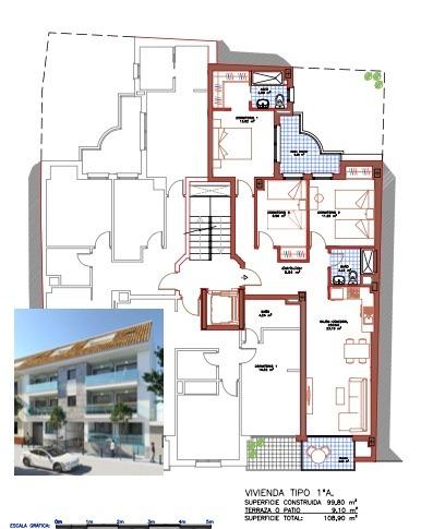3 Bed, 2 Bath, ApartmentFor Sale, Fuengirola, Malaga