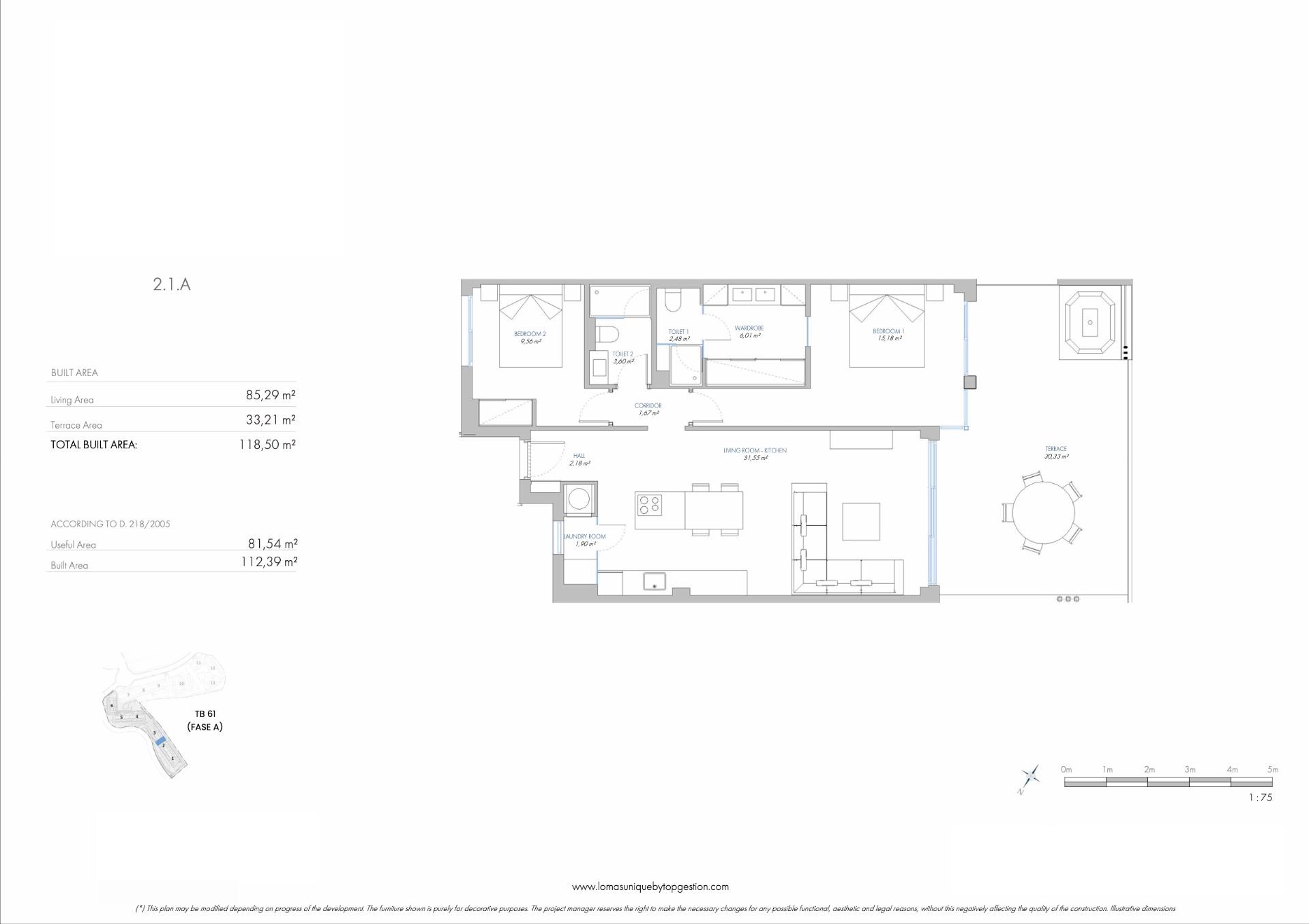 2 Bed, 2 Bath, ApartmentFor Sale, Fuengirola, Malaga