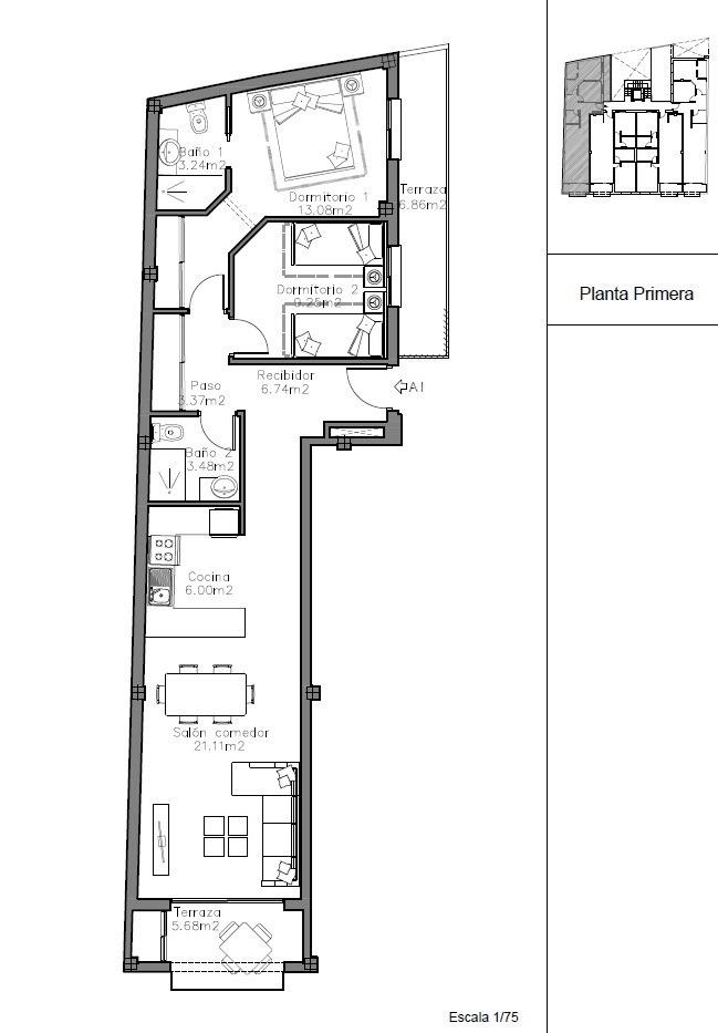 2 Bed, 2 Bath, ApartmentFor Sale, Fuengirola, Malaga