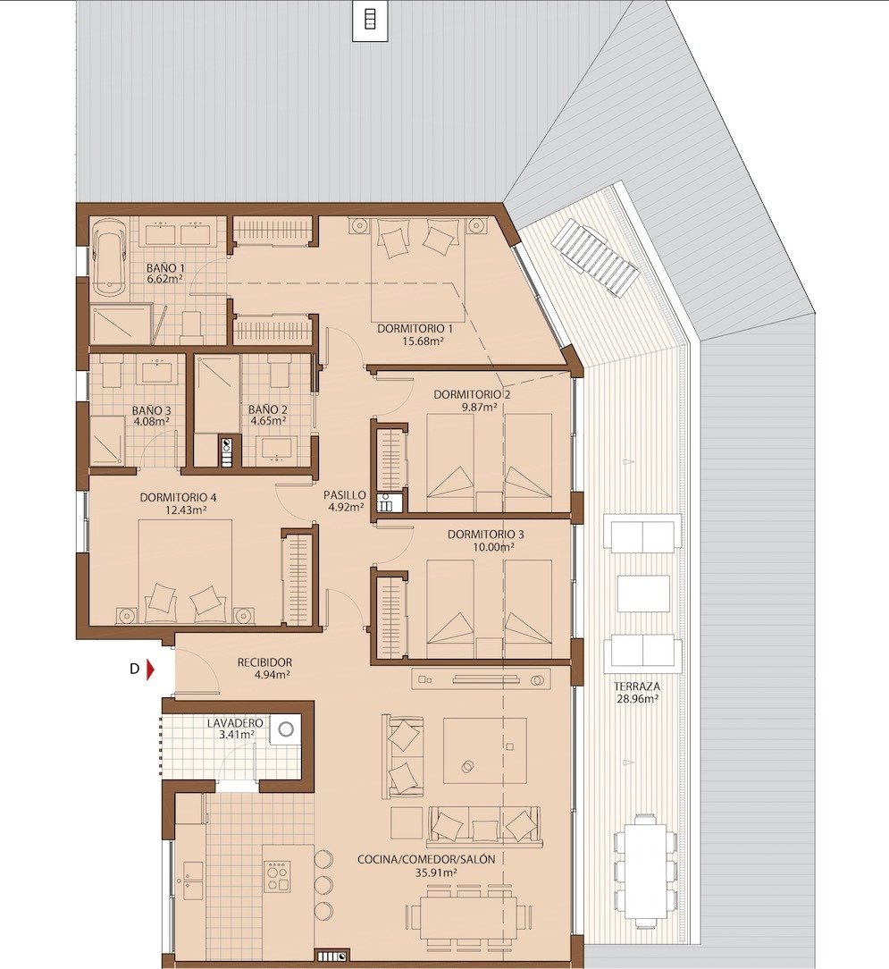 4 Bed, 3 Bath, ApartmentFor Sale, Fuengirola, Malaga