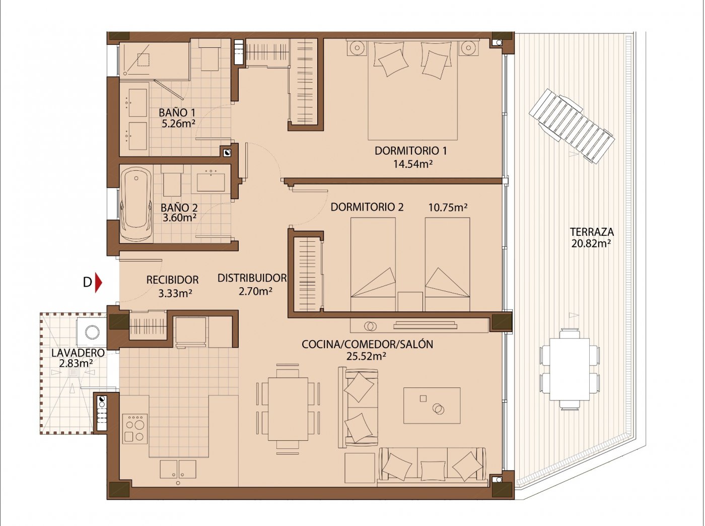 2 Bed, 2 Bath, ApartmentFor Sale, Fuengirola, Malaga