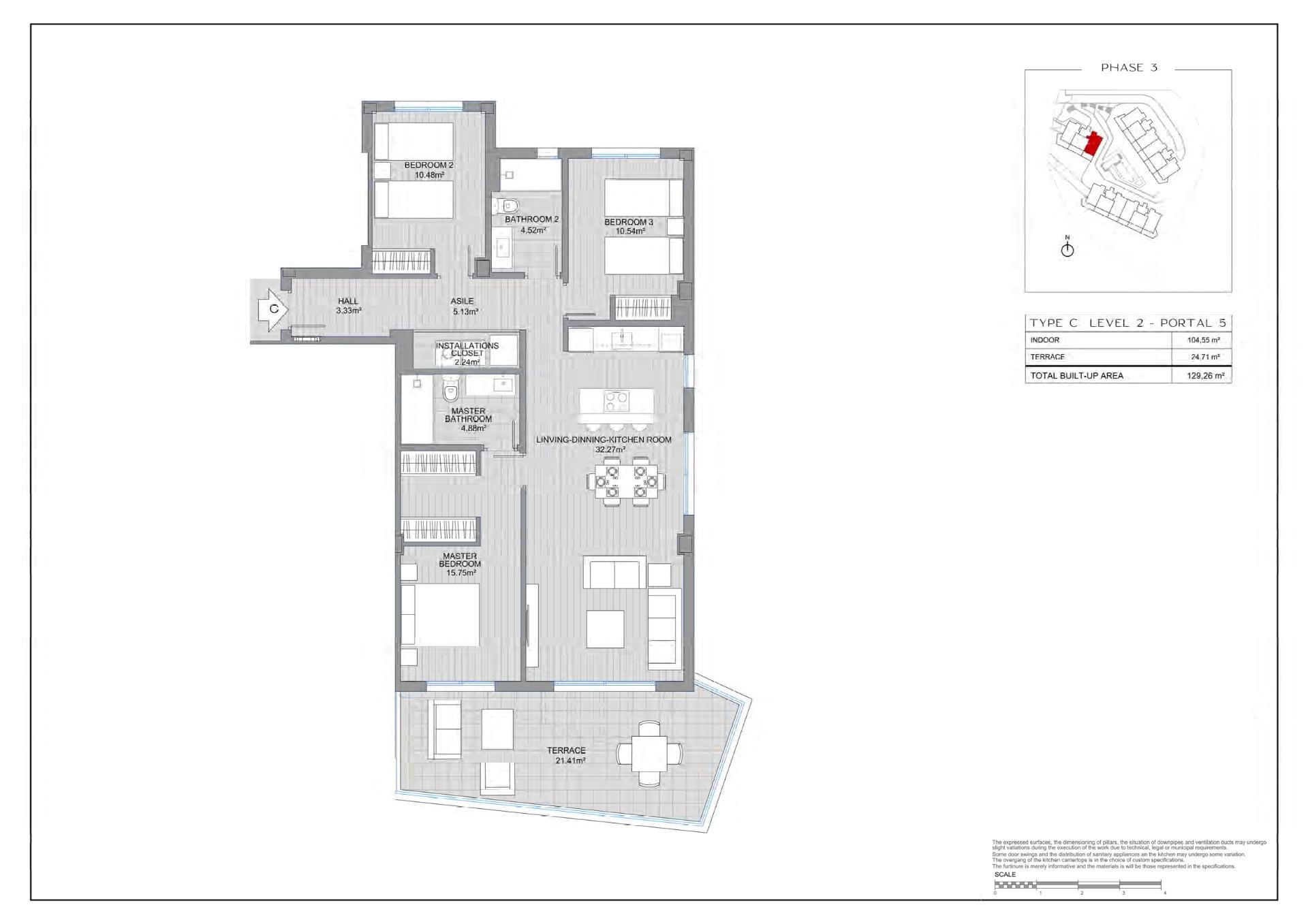 3 Bed, 2 Bath, ApartmentFor Sale, Mijas, Malaga
