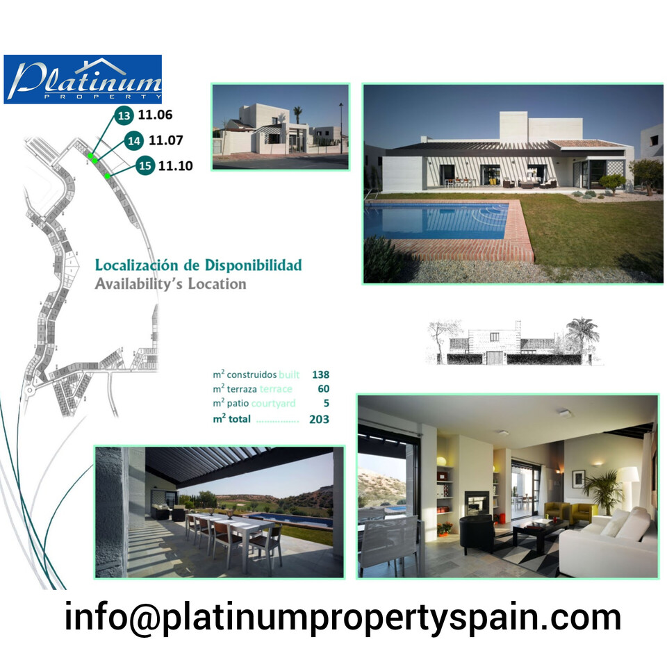 3 Bed, 2 Bath, HouseFor Sale, Peraleja Golf, Murcia