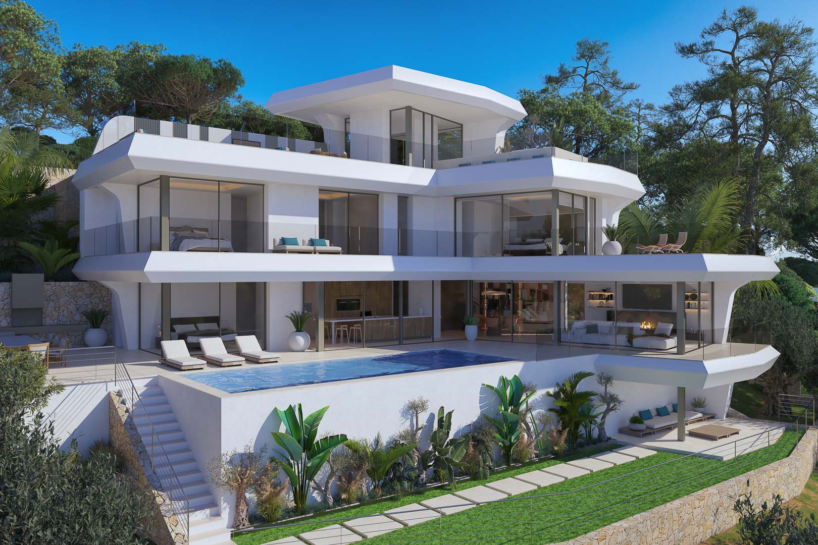 4 Bed, 6 Bath, HouseFor Sale, Altea, Alicante