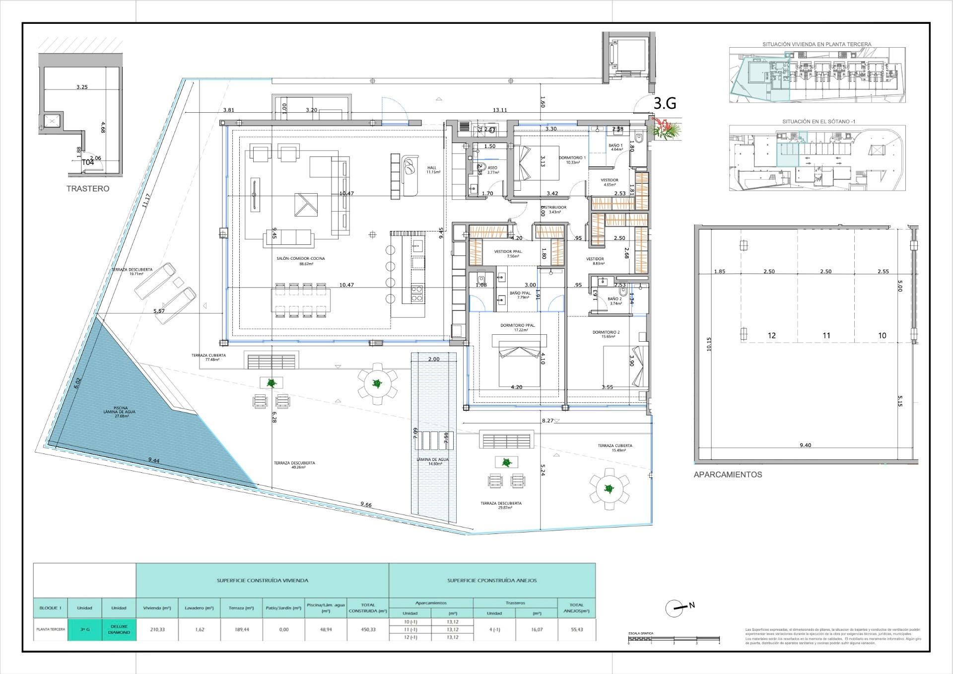 3 Bed, 4 Bath, ApartmentFor Sale, Fuengirola, Malaga