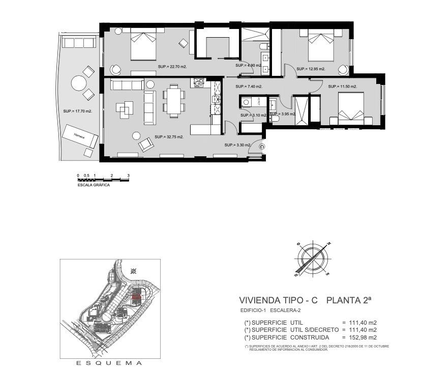 3 Bed, 2 Bath, ApartmentFor Sale, Mijas, Malaga