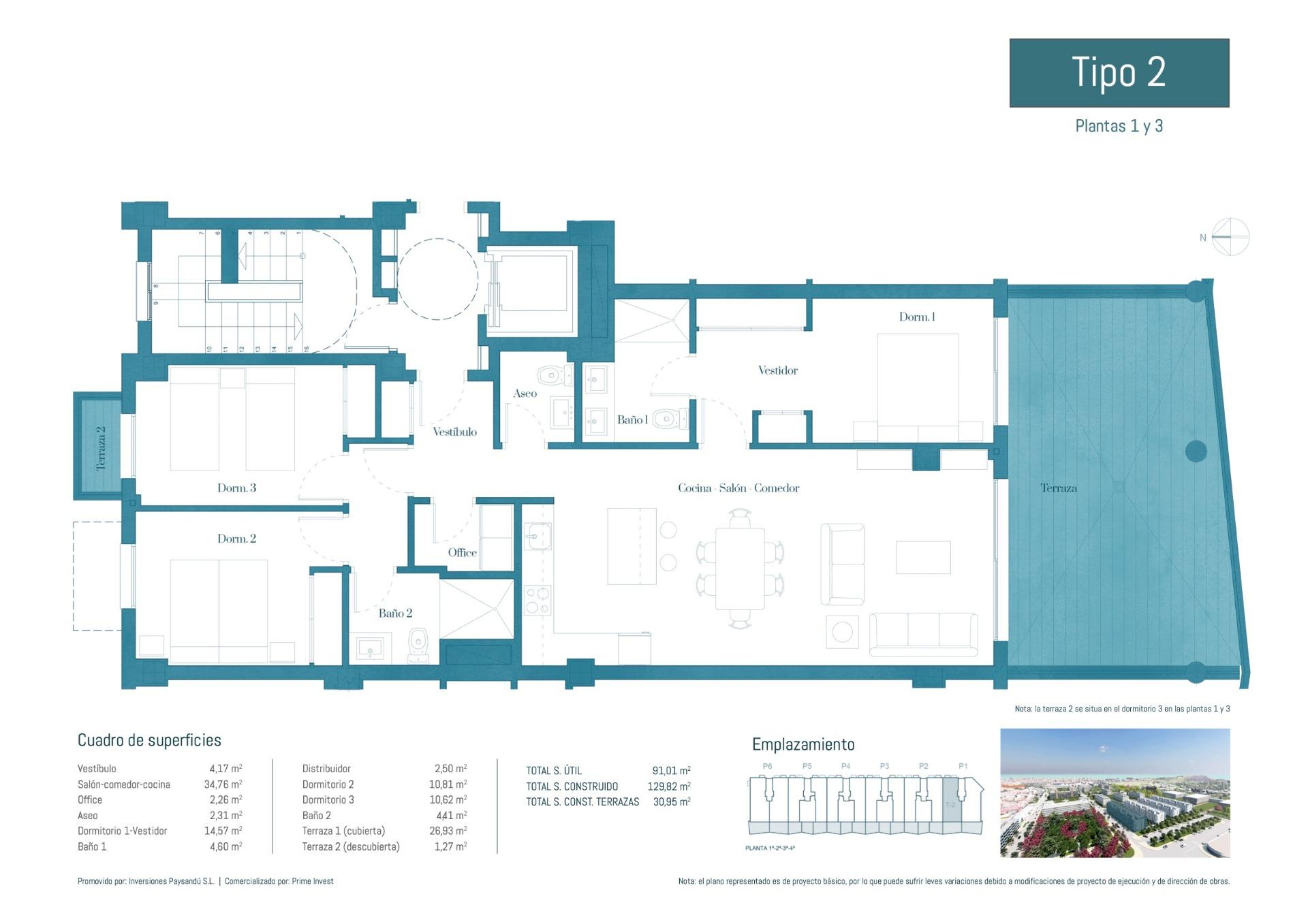 3 Bed, 2 Bath, ApartmentFor Sale, Mijas, Malaga