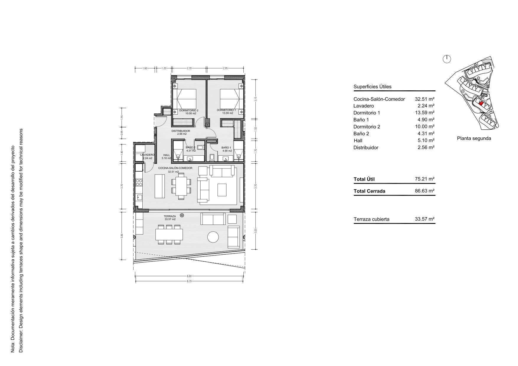 2 Bed, 2 Bath, ApartmentFor Sale, Fuengirola, Malaga