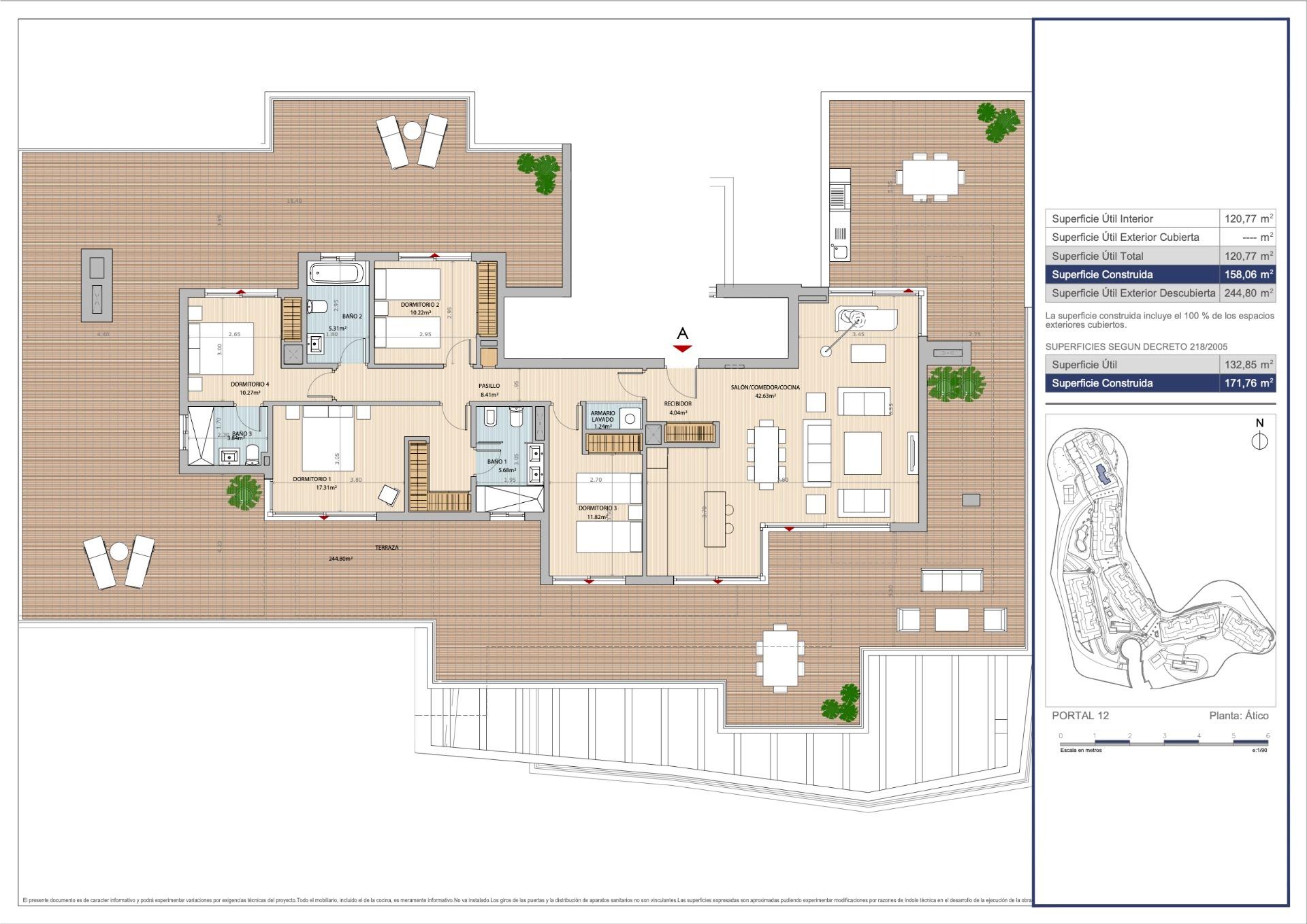 4 Bed, 3 Bath, ApartmentFor Sale, Mijas, Malaga