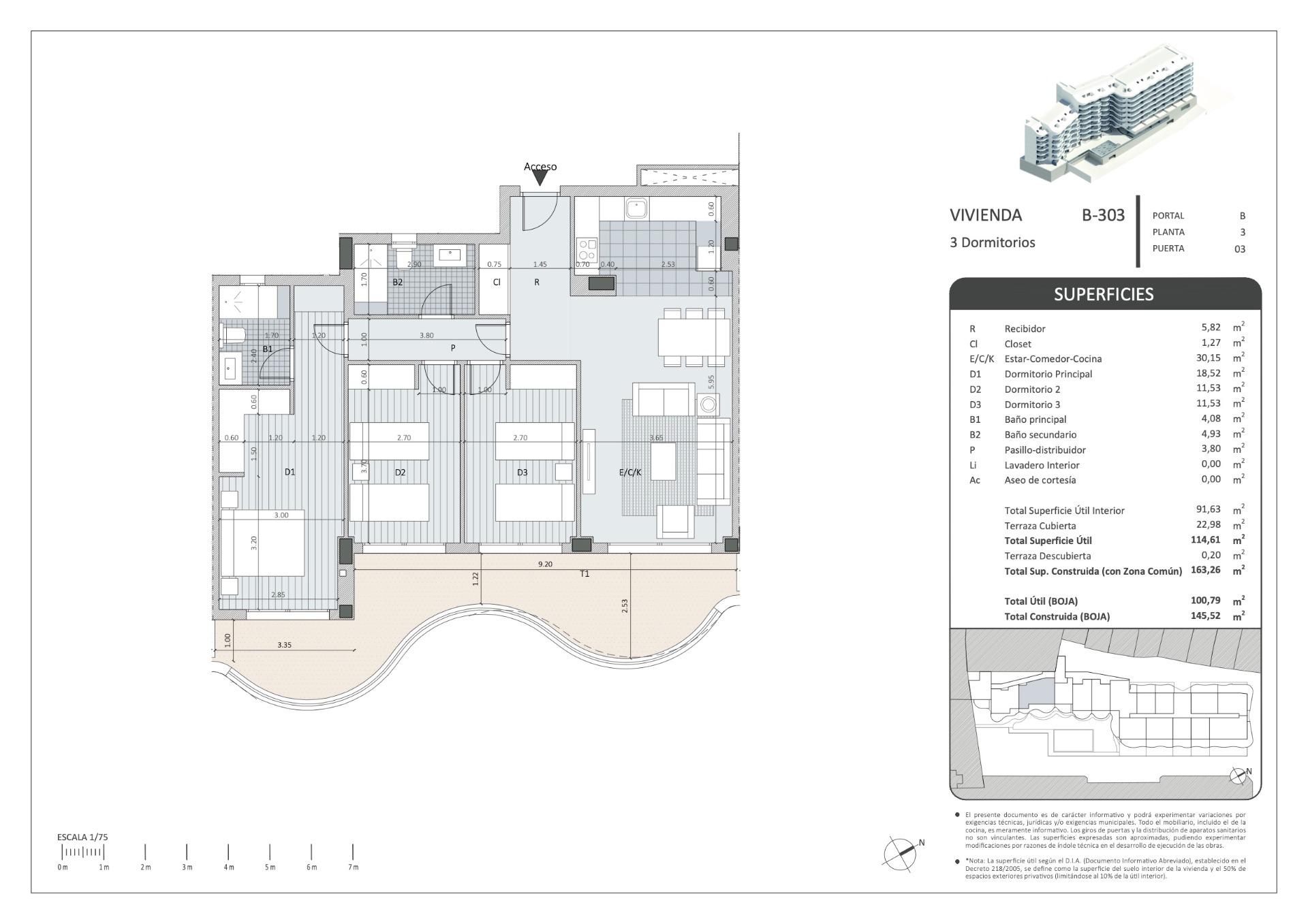 3 Bed, 2 Bath, ApartmentFor Sale, Fuengirola, Malaga