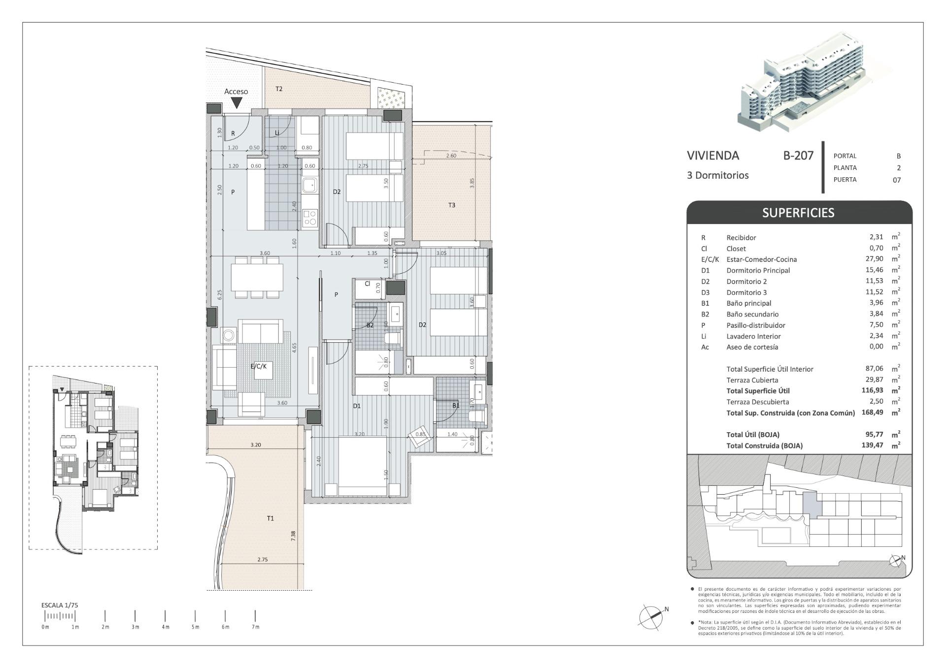 3 Bed, 2 Bath, ApartmentFor Sale, Fuengirola, Malaga