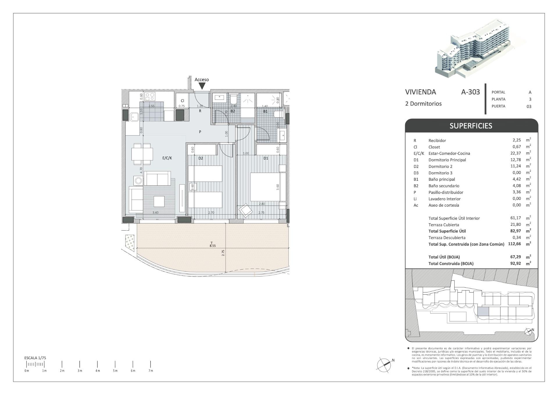 2 Bed, 2 Bath, ApartmentFor Sale, Fuengirola, Malaga