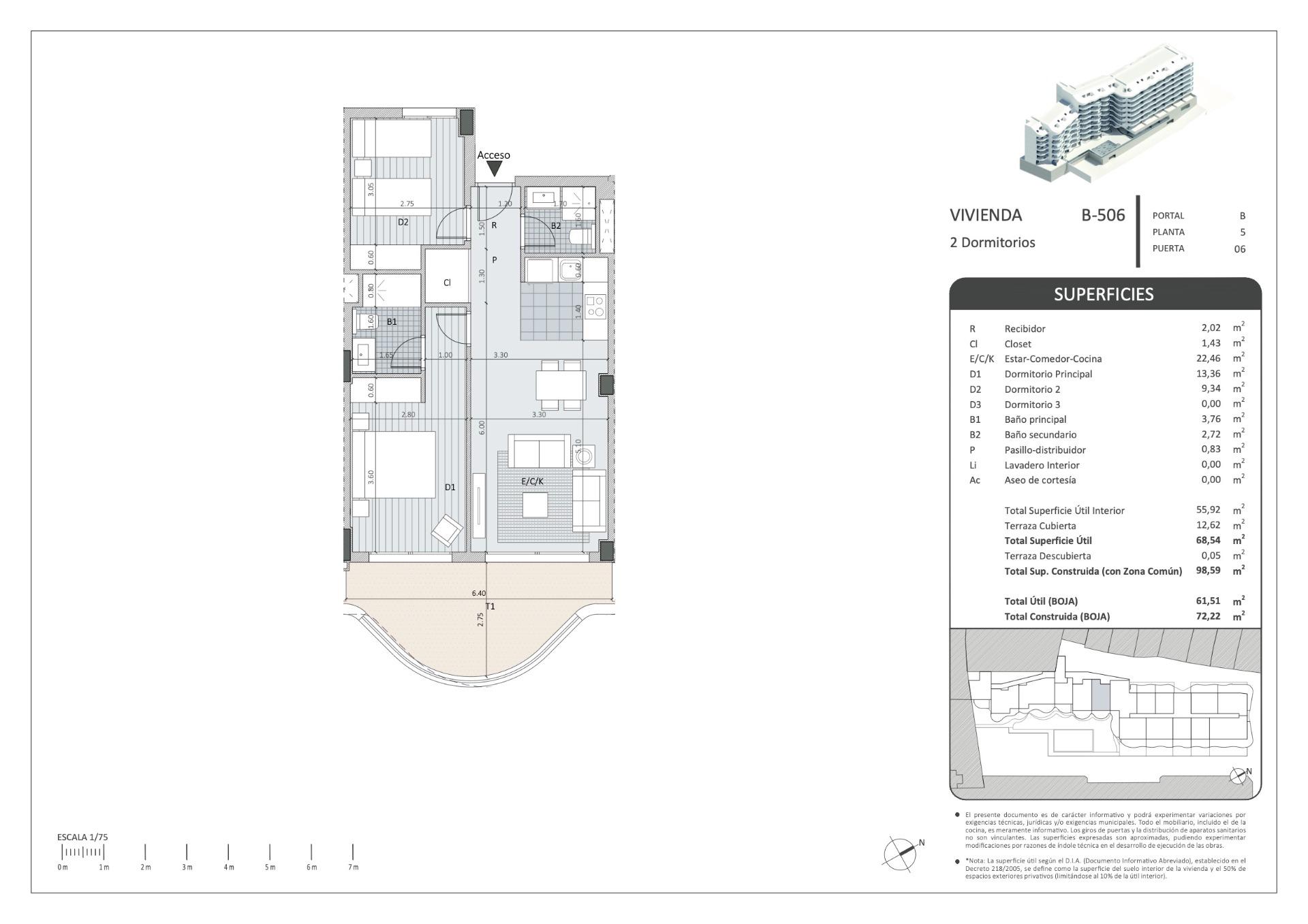 2 Bed, 2 Bath, ApartmentFor Sale, Fuengirola, Malaga