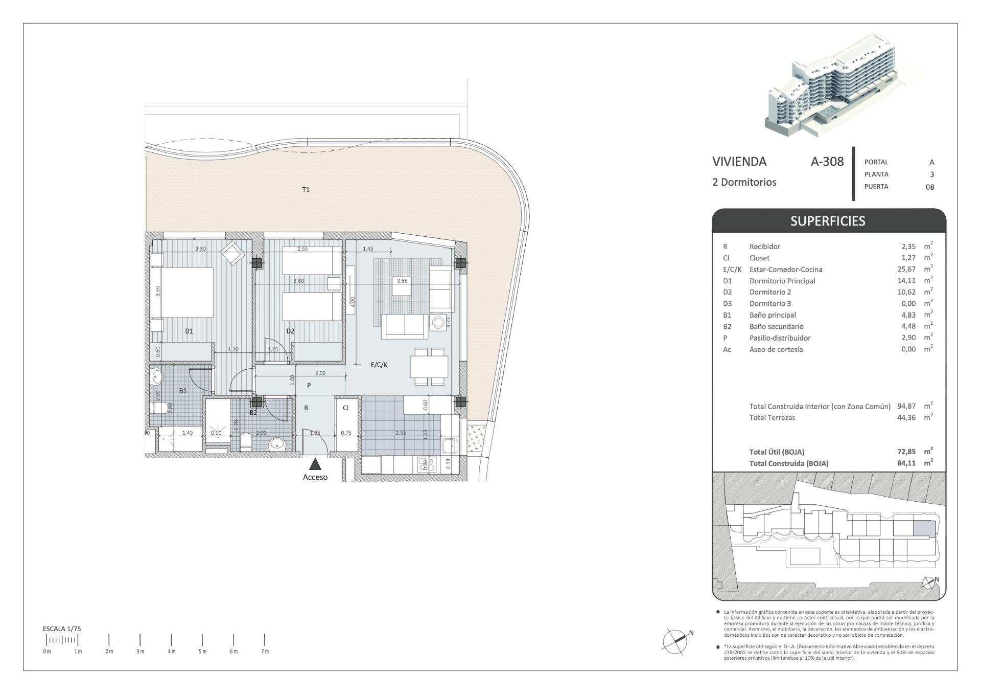 2 Bed, 2 Bath, ApartmentFor Sale, Fuengirola, Malaga