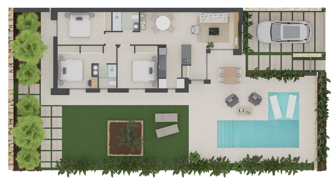 3 Bed, 2 Bath, HouseFor Sale, Finestrat, Alicante