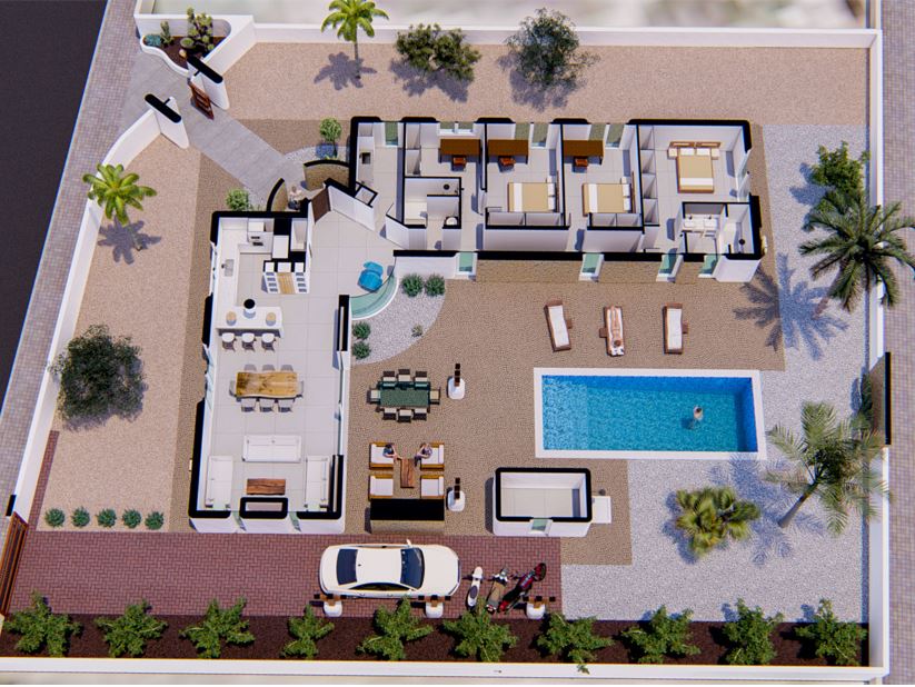 3 Bed, 2 Bath, HouseFor Sale, Polop, Alicante