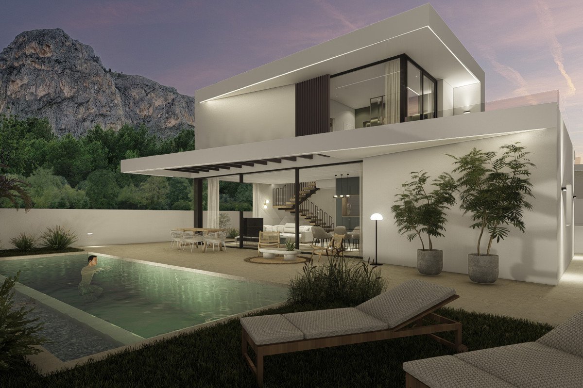 3 Bed, 35 Bath, HouseFor Sale, Polop, Alicante