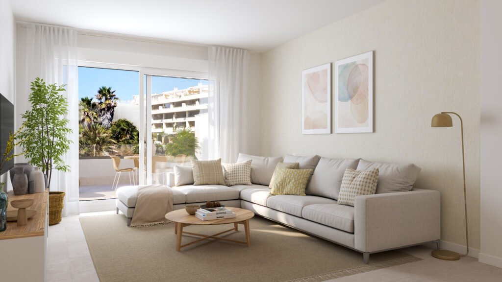 3 Bed, 2 Bath, ApartmentFor Sale, Mijas Costa, Malaga
