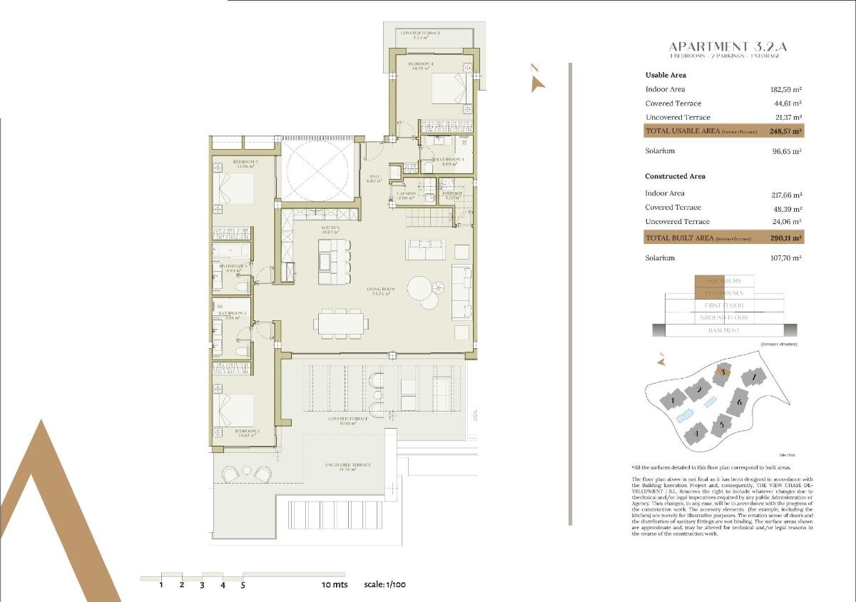 4 Bed, 4 Bath, ApartmentFor Sale, Estepona, Costa del Sol