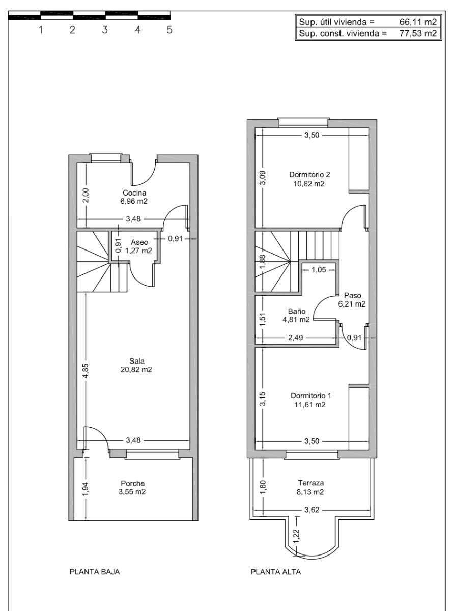 2 Bed, 1 Bath, HouseFor Sale, Rojales, Alicante