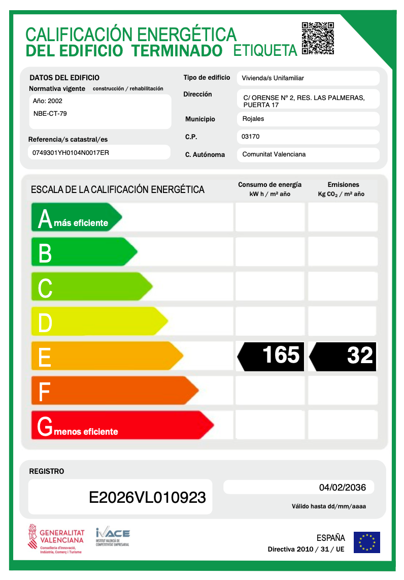 2 Bed, 1 Bath, HouseFor Sale, Rojales, Alicante