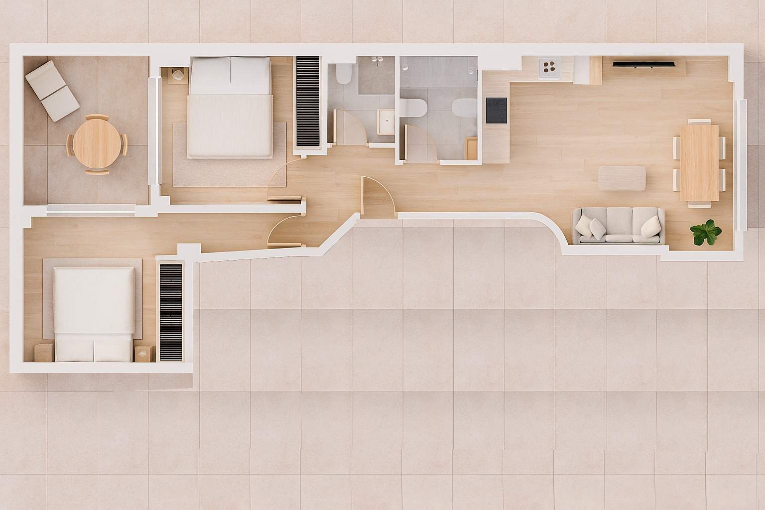 2 Bed, 2 Bath, ApartmentFor Sale, Alicante, Alicante