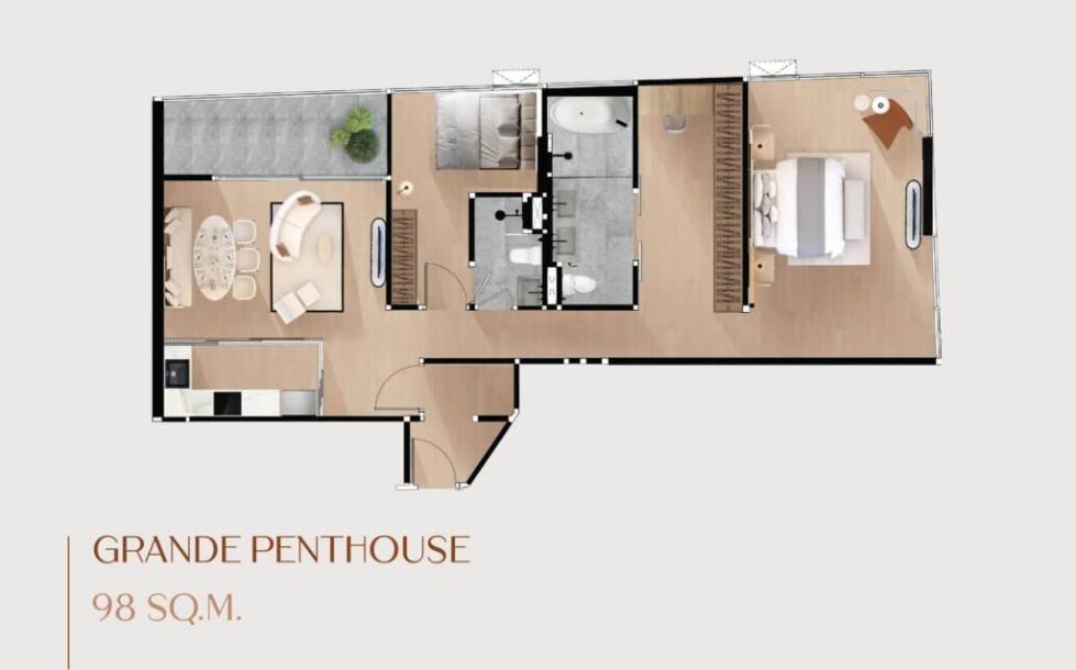 2 Bath, ApartmentFor Sale, Phaya Thai, Bangkok