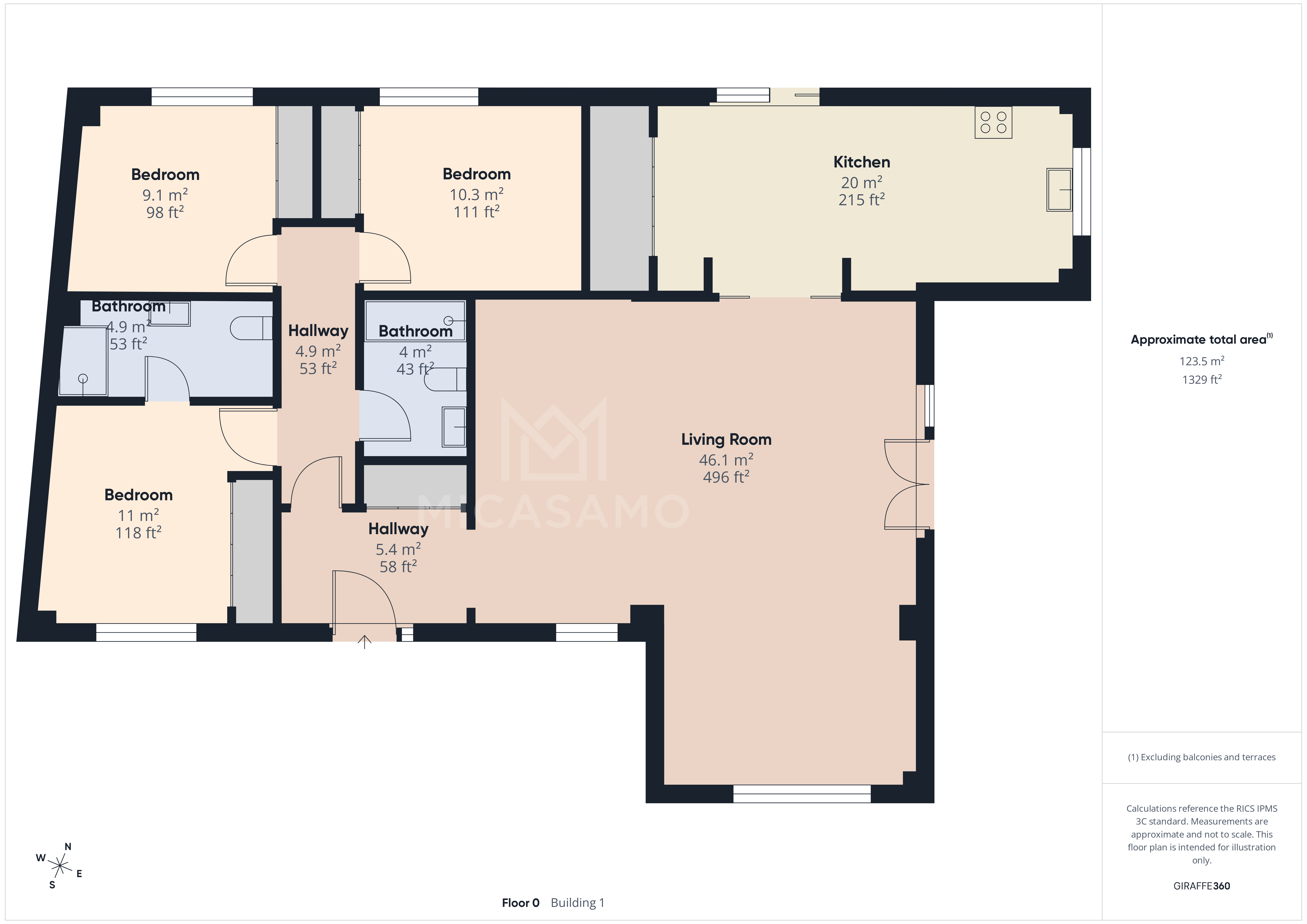 3 Bed, 3 Bath, HouseFor Sale, Calblanque, Murcia