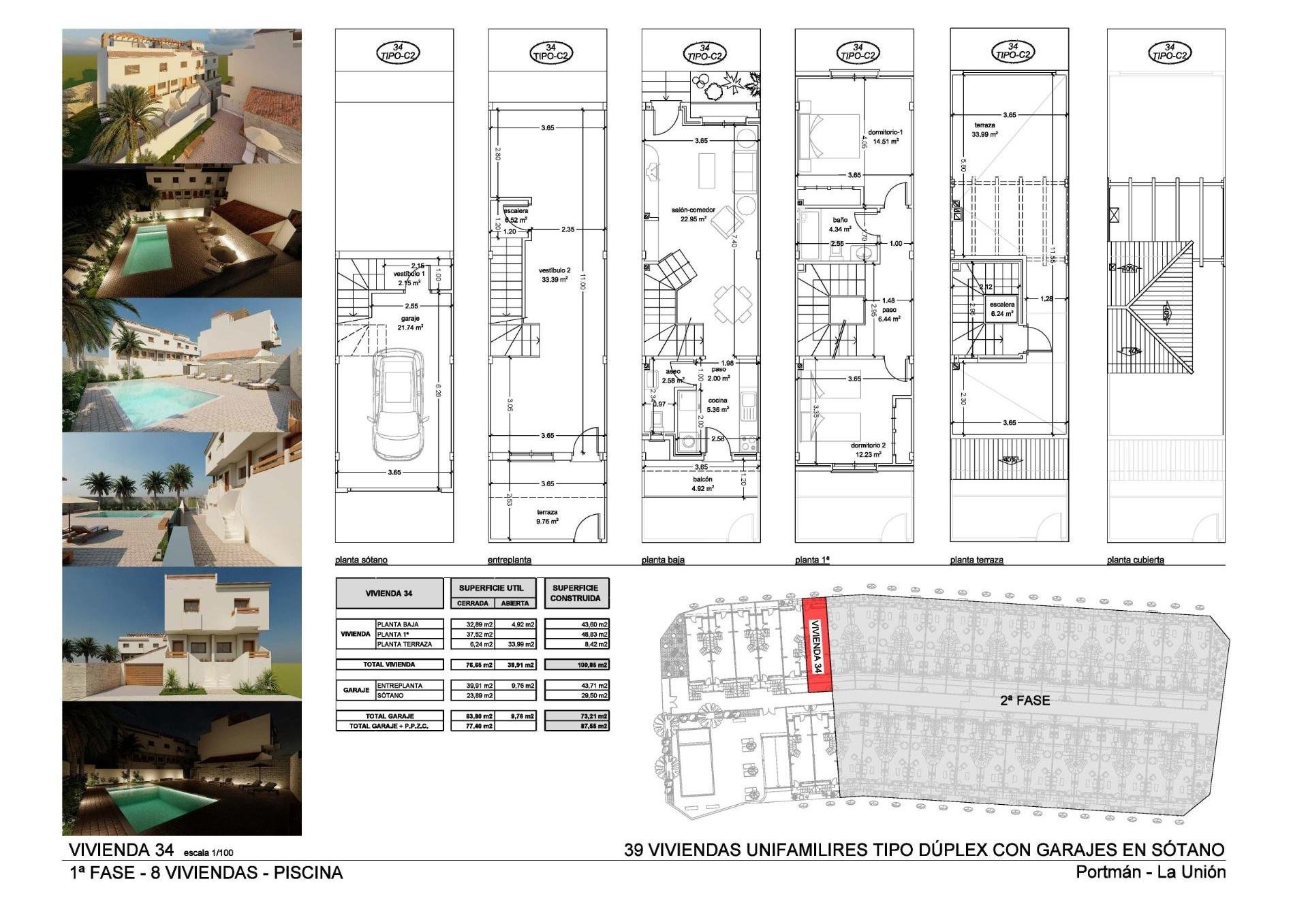 3 Bed, 1 Bath, HouseFor Sale, La Union, Murcia