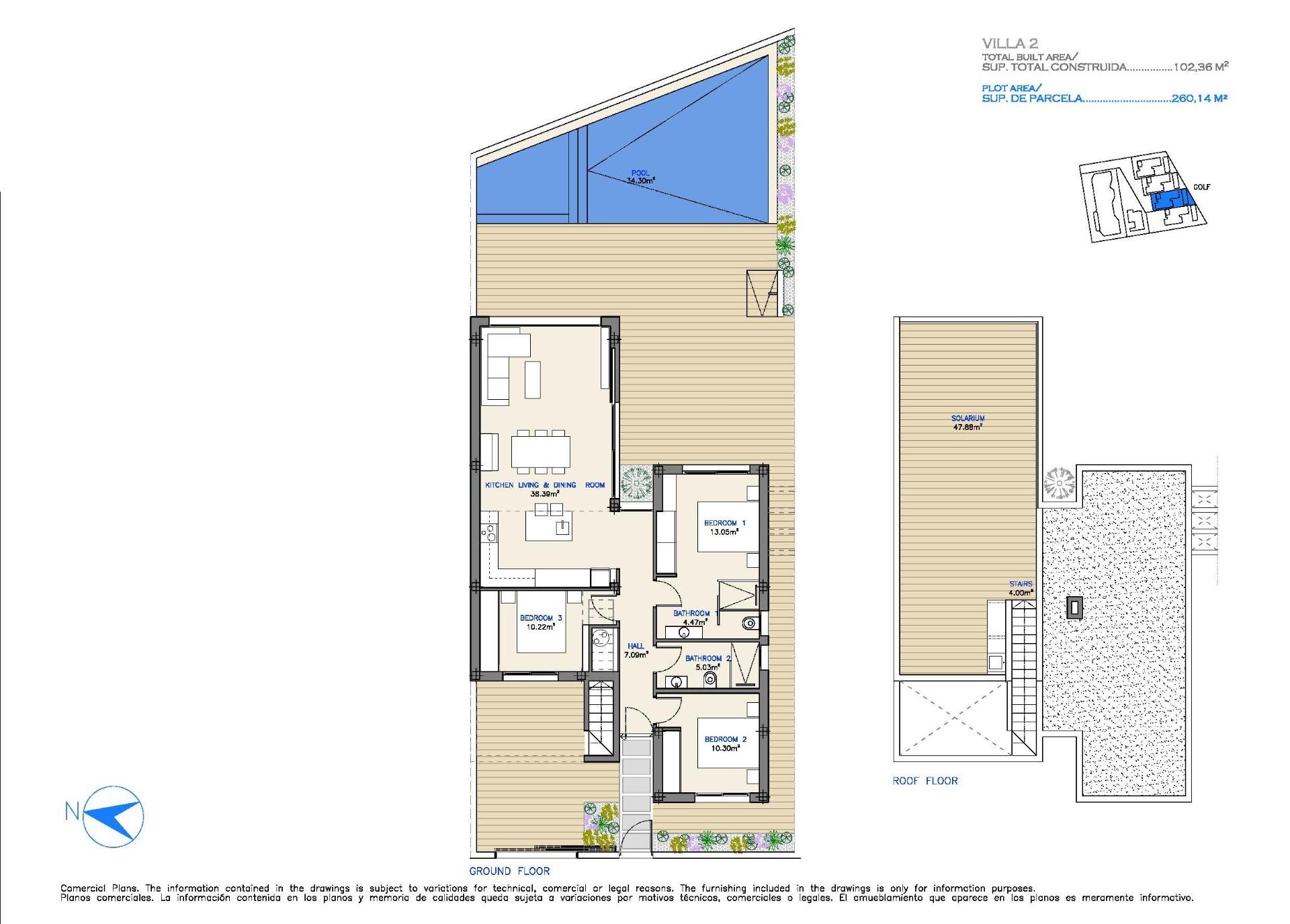 3 Bed, 2 Bath, HouseFor Sale, Los Alcazares, Murcia