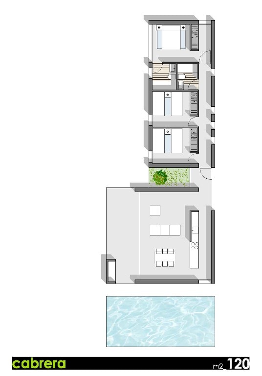 3 Bed, 2 Bath, HouseFor Sale, Pedreguer, Alicante