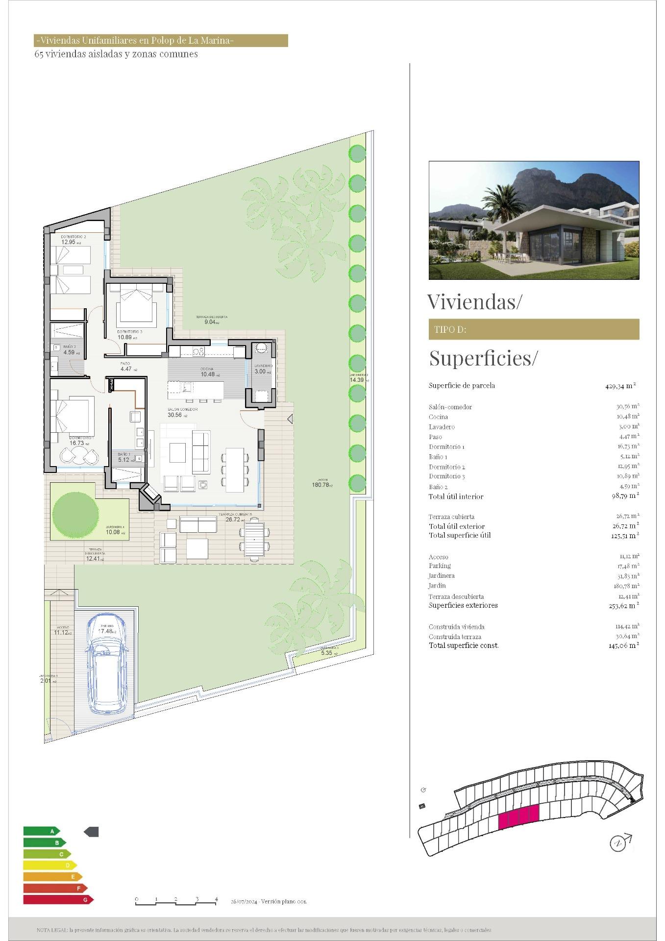 3 Bed, 2 Bath, HouseFor Sale, Polop, Alicante