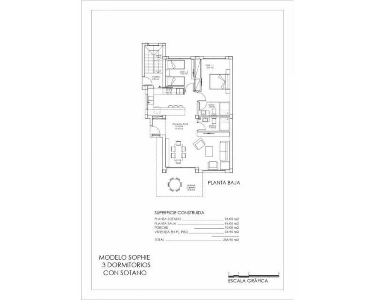 3 Bed, 3 Bath, HouseFor Sale, Campoamor, Alicante