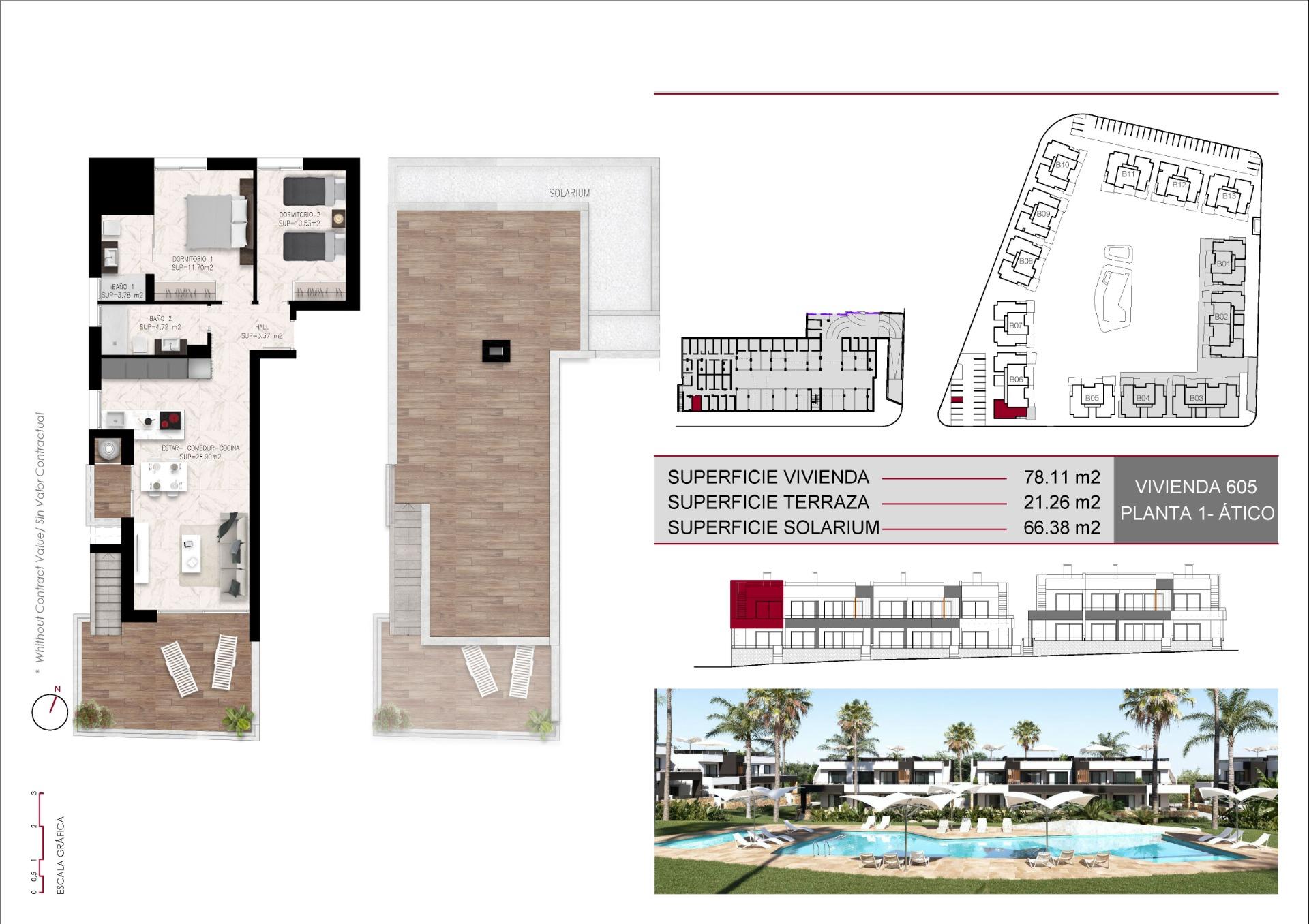 2 Bed, 2 Bath, HouseFor Sale, Ciudad Quesada, Alicante