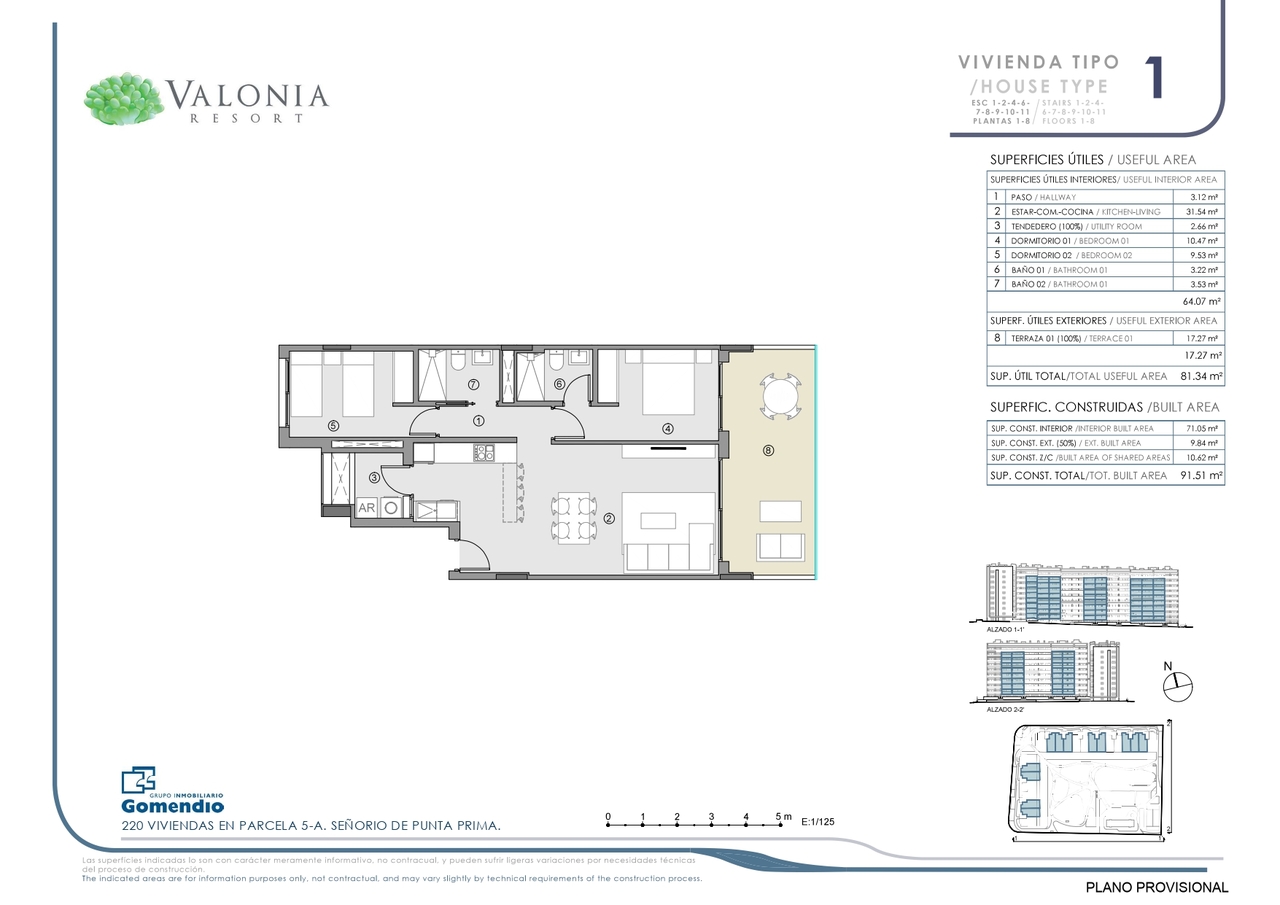 3 Bed, 2 Bath, ApartmentFor Sale, Punta Prima, Alicante