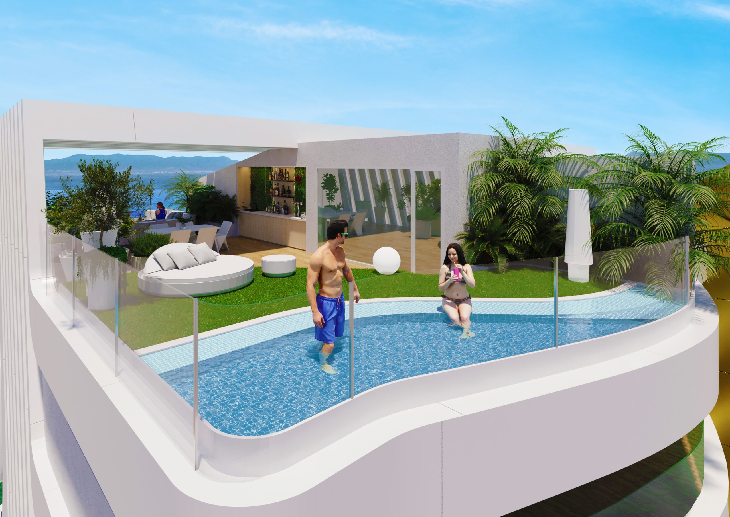 2 Bed, 2 Bath, ApartmentFor Sale, La Manga Del Mar Menor, Murcia